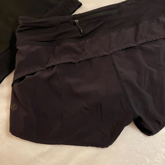 Bundle: Lululemon speed up shorts 6 Small Victoria’s Secret Pink Sports Bra XS - Picture 3 of 4